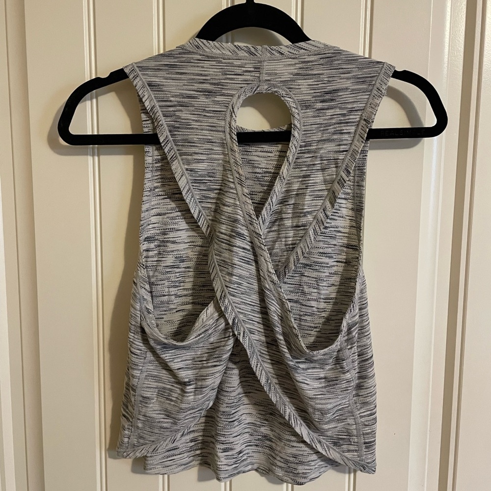 Lululemon criss cross open back tank